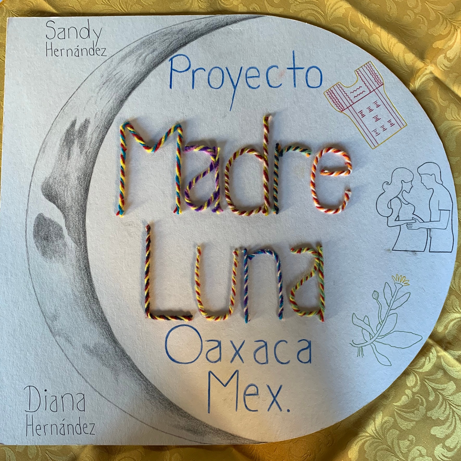  - The Mother Moon project in Oaxaca is focused on natural pigments, medicinal plants, and the work of traditional midwives. (Photo Credit: Isabel Hawkins, Yakanal)