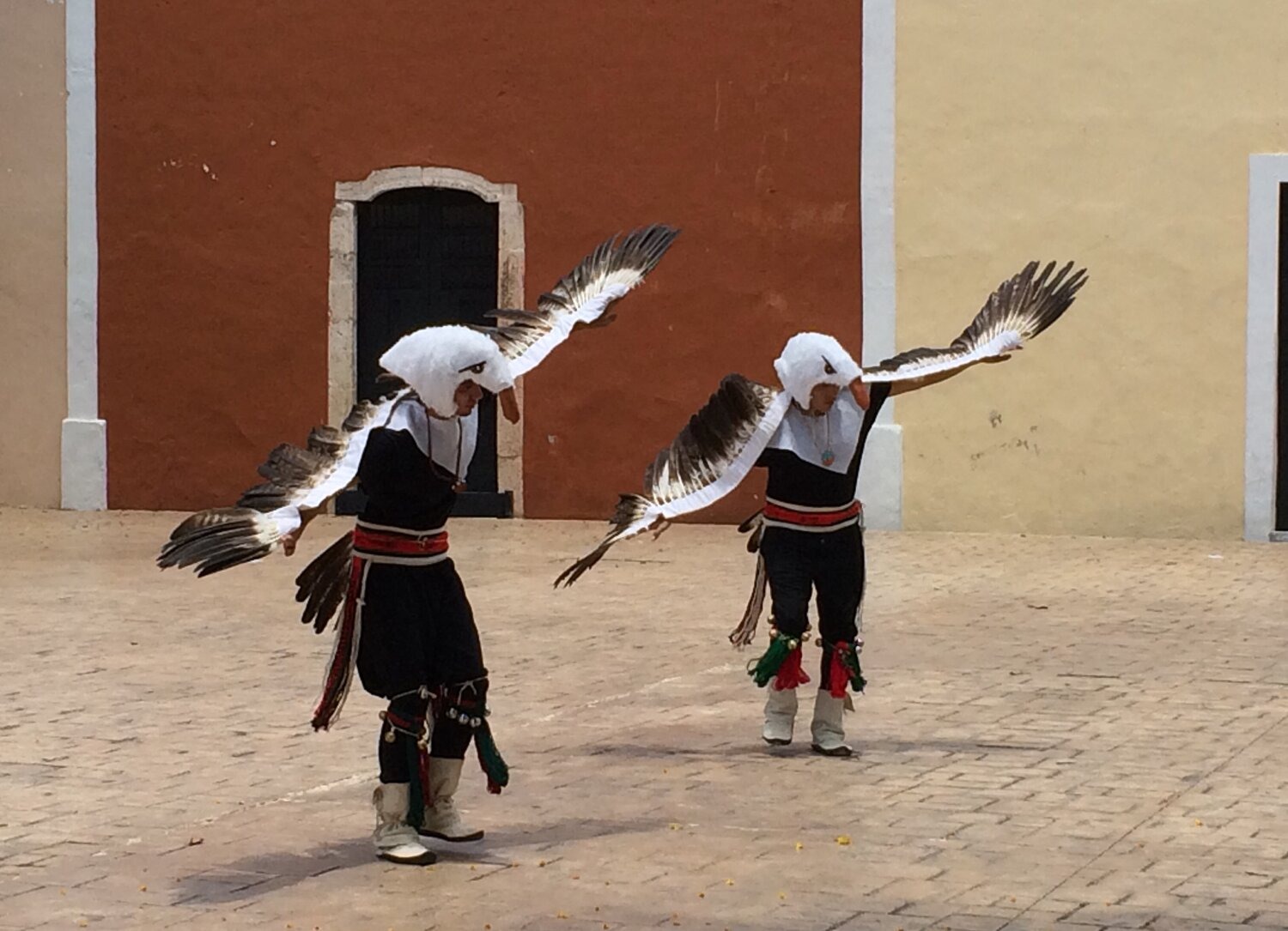  - Pueblo youth dancing “Eagle” in the Yucatan, Mexico. (Photo Credit: Russ Bodnar)